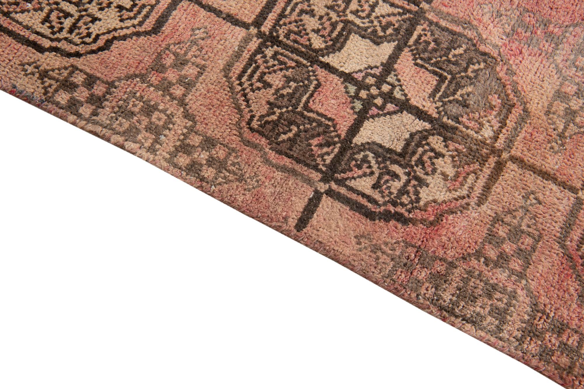 4' 6 x 6' 8 Hand Knotted Ultra Vintage Persian Wool Rug