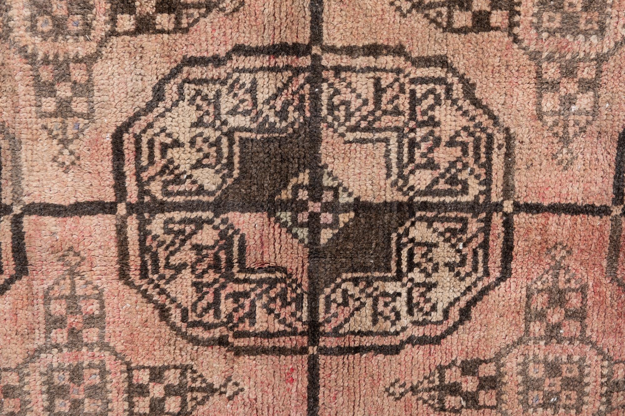 4' 6 x 6' 8 Hand Knotted Ultra Vintage Persian Wool Rug