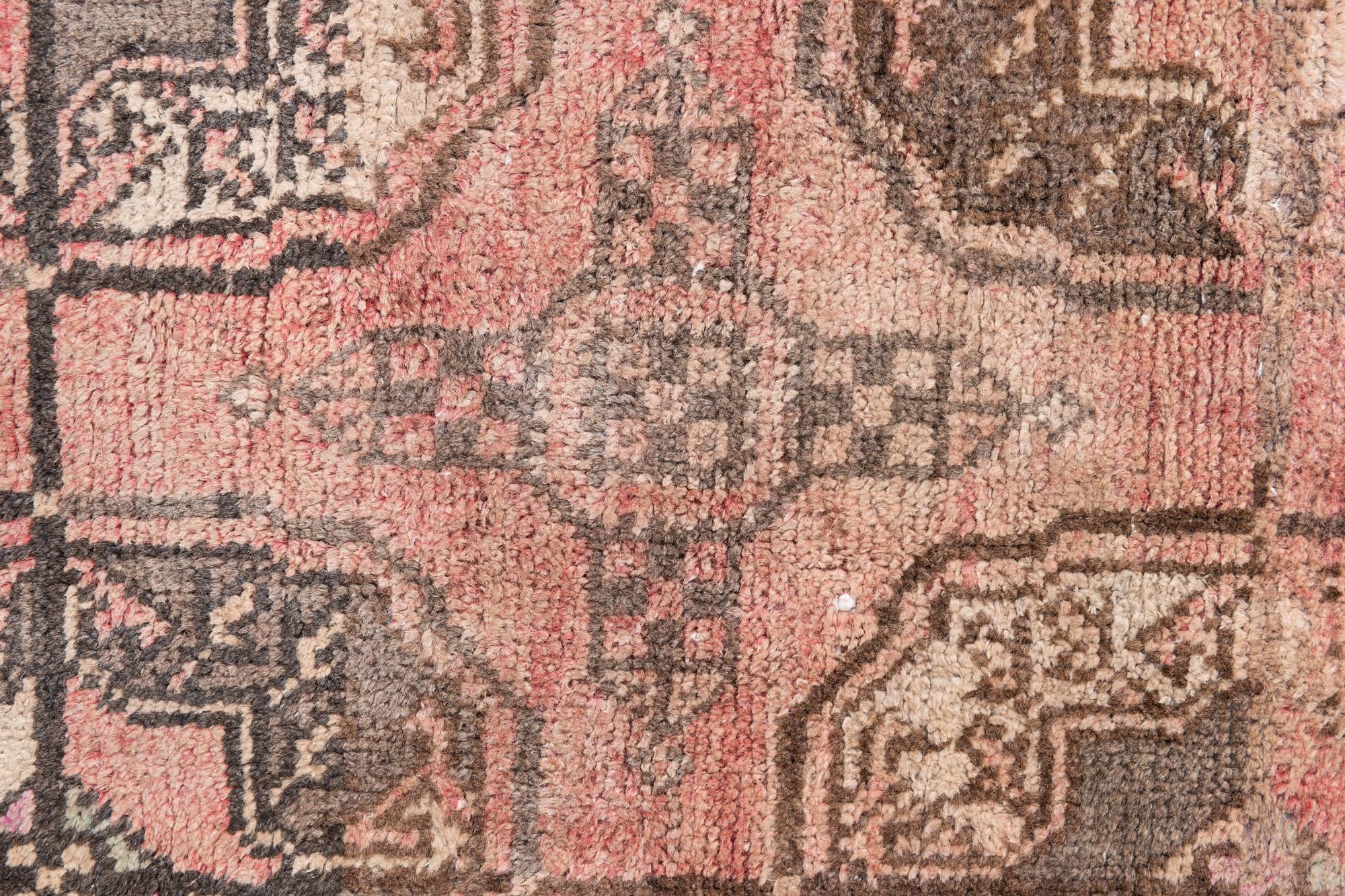 4' 6 x 6' 8 Hand Knotted Ultra Vintage Persian Wool Rug