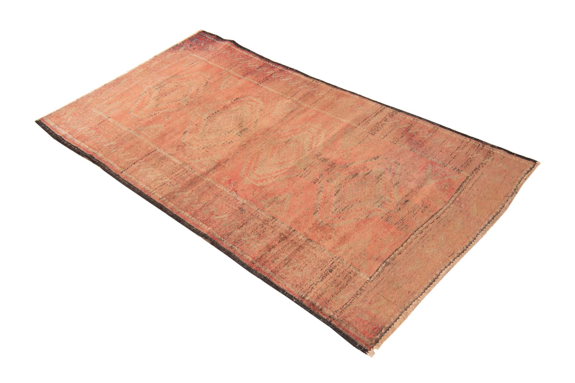 80cm x 145cm anudado a mano Ultra Vintage Alfombra Persa Lana