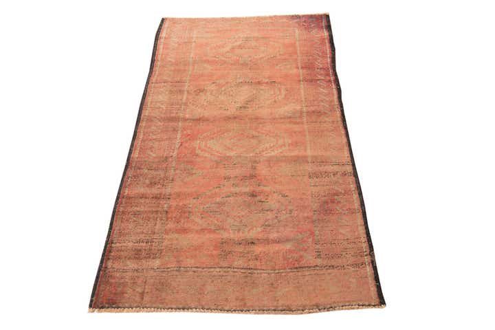 80cm x 145cm anudado a mano Ultra Vintage Alfombra Persa Lana