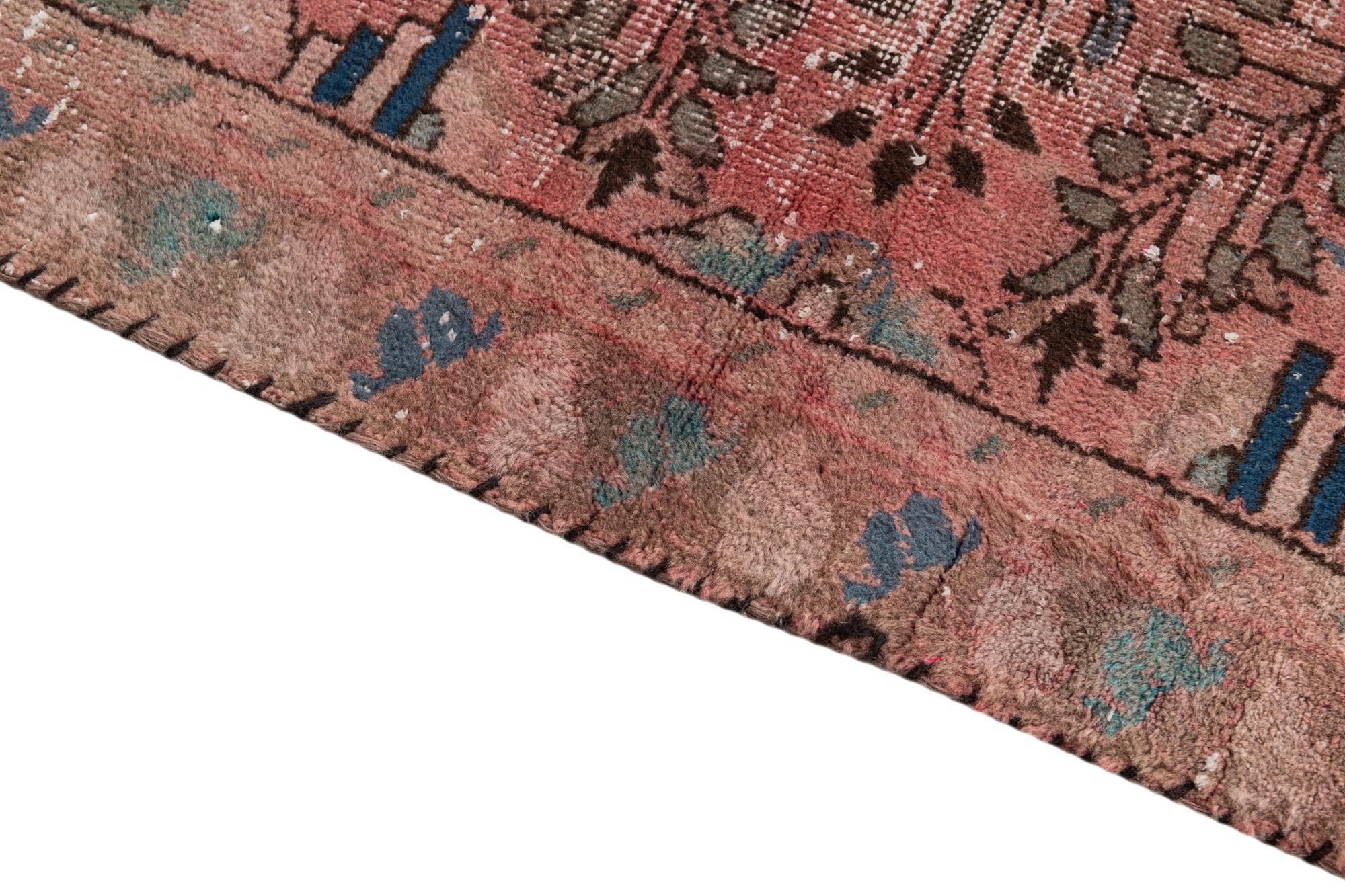 4' x 6' 3 Hand Knotted Ultra Vintage Persian Wool Rug