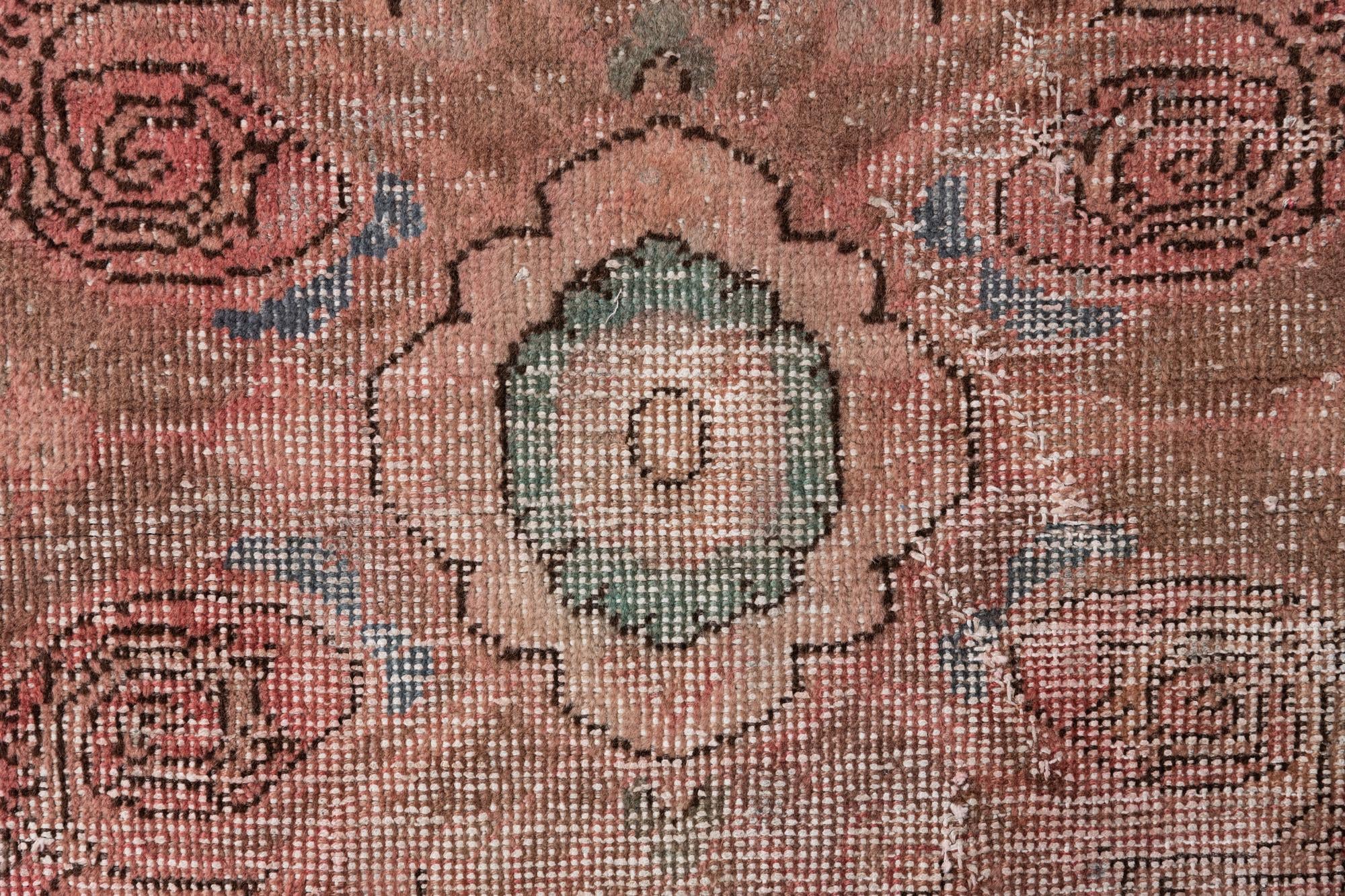 4' x 6' 3 Hand Knotted Ultra Vintage Persian Wool Rug