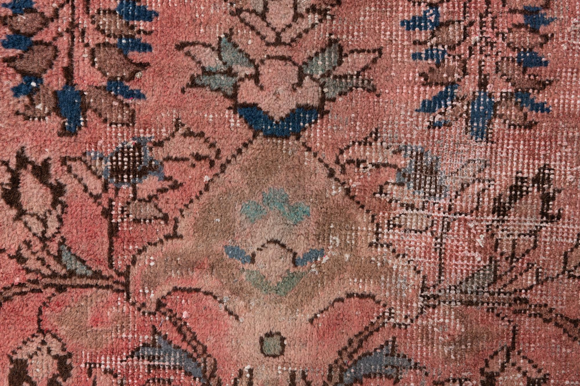 4' x 6' 3 Hand Knotted Ultra Vintage Persian Wool Rug