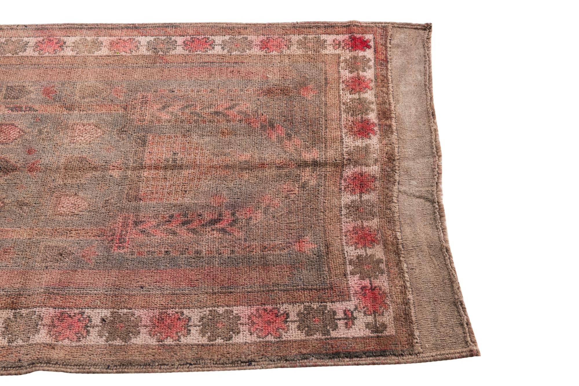 85cm x 145cm anudado a mano Ultra Vintage Alfombra Persa Lana