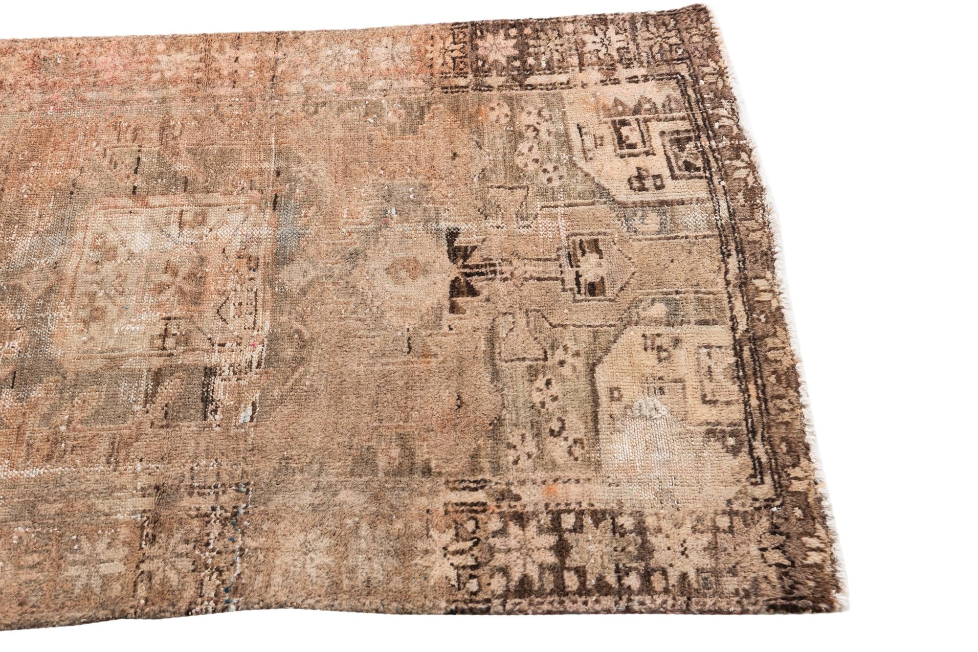 3' 2 x 4' 10 Hand Knotted Ultra Vintage Persian Wool Rug