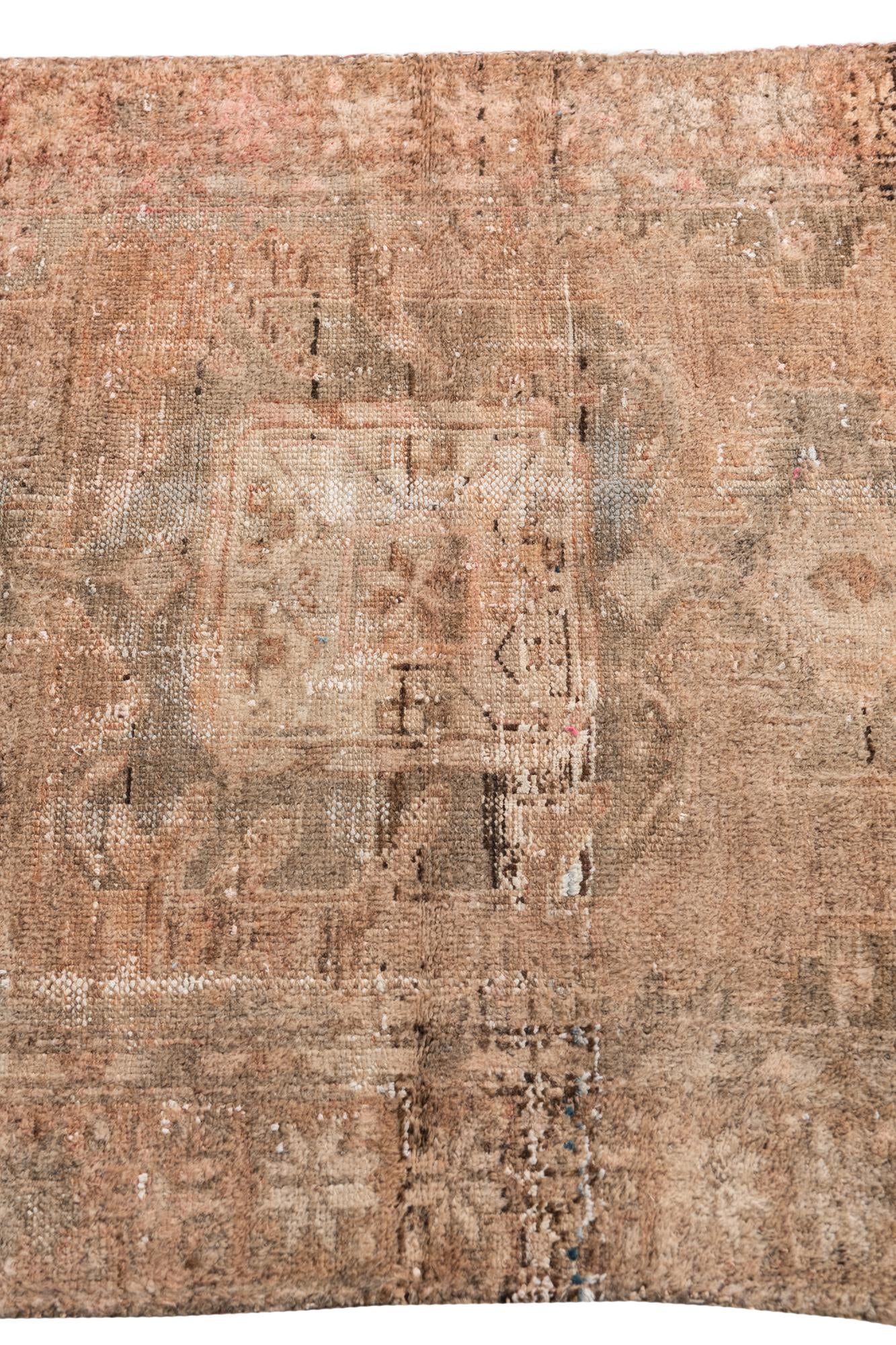 3' 2 x 4' 10 Hand Knotted Ultra Vintage Persian Wool Rug
