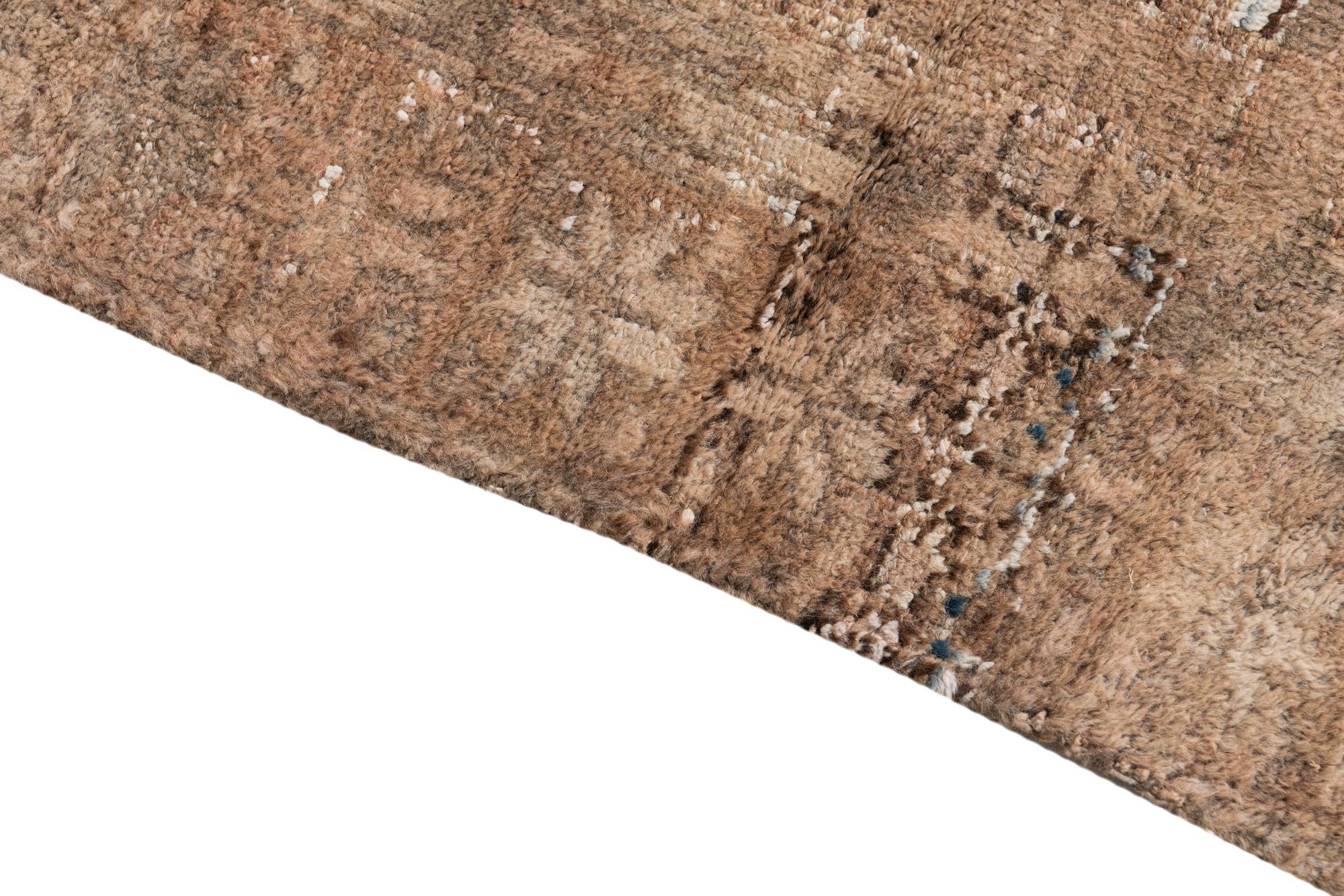 3' 2 x 4' 10 Hand Knotted Ultra Vintage Persian Wool Rug