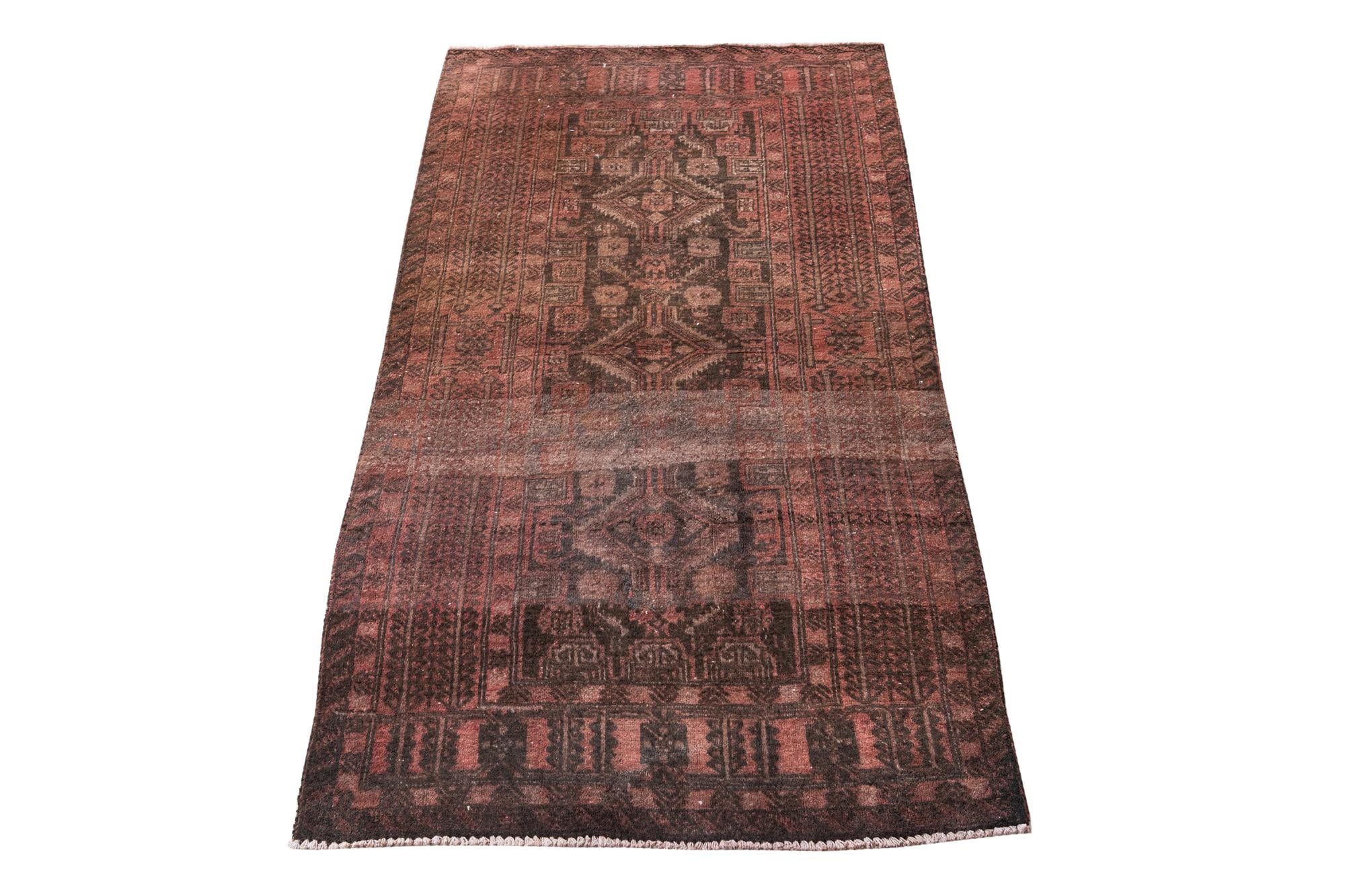 2' 9 x 5' 3 Hand Knotted Ultra Vintage Persian Wool Rug