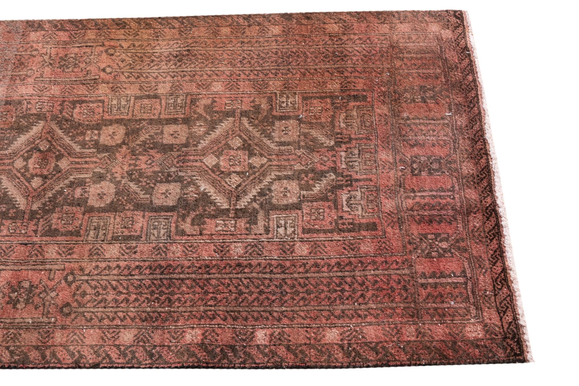 2' 9 x 5' 3 Hand Knotted Ultra Vintage Persian Wool Rug