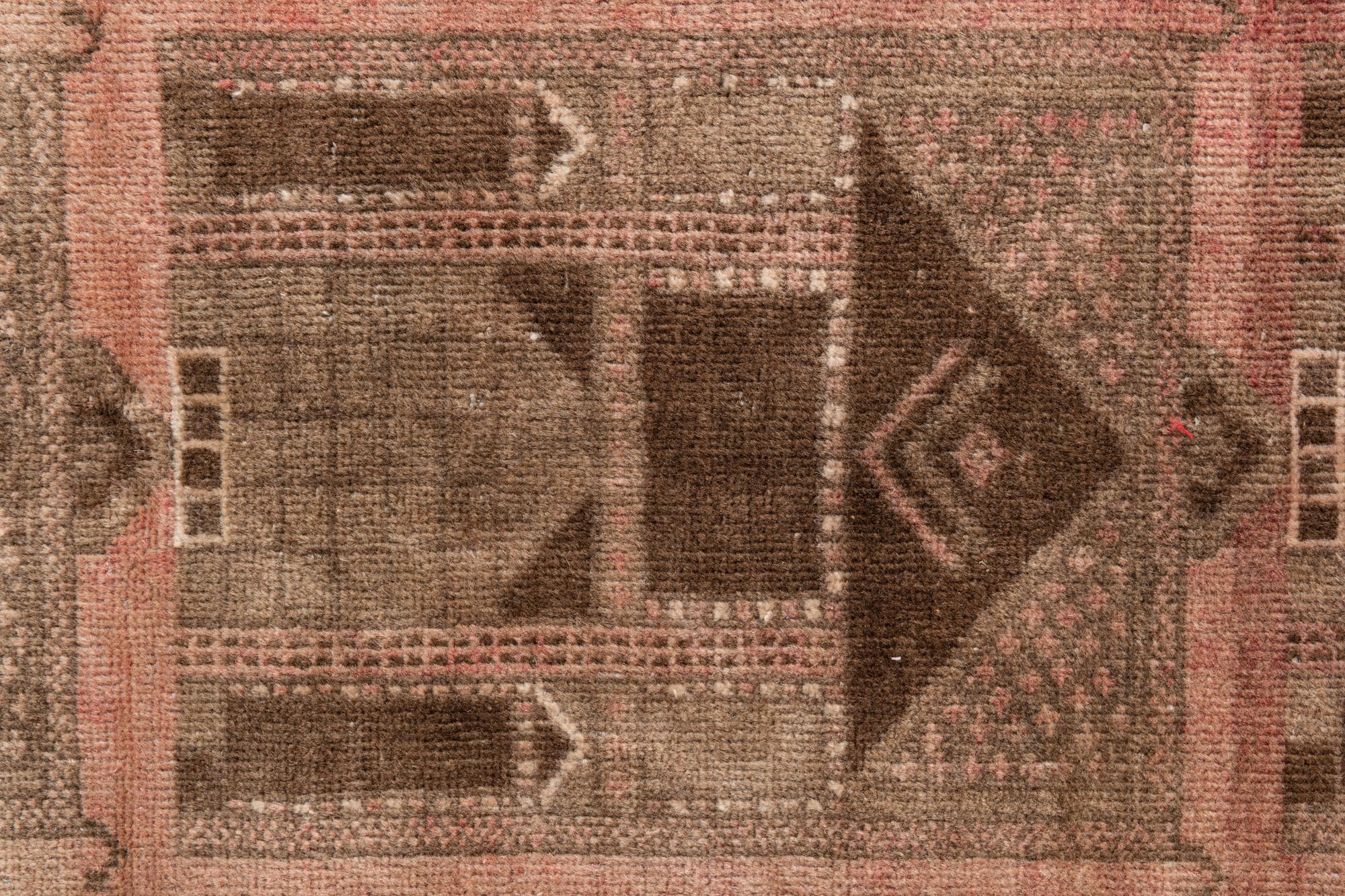 3' 6 x 6' 6 Hand Knotted Ultra Vintage Persian Wool Rug