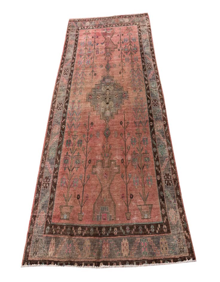 Detail image of 5' x 7' 8  Hand Knotted Ultra Vintage Persian Wool Rug