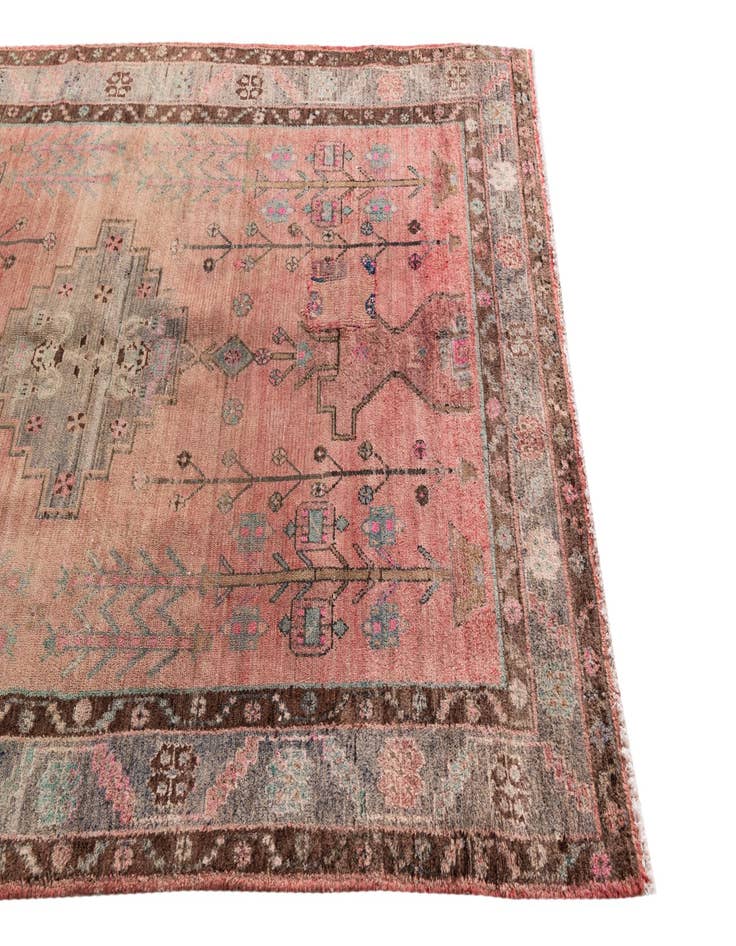 Detail image of 5' x 7' 8  Hand Knotted Ultra Vintage Persian Wool Rug