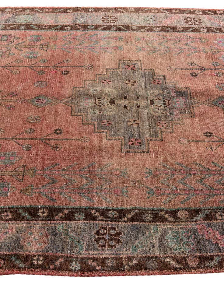Detail image of 5' x 7' 8  Hand Knotted Ultra Vintage Persian Wool Rug