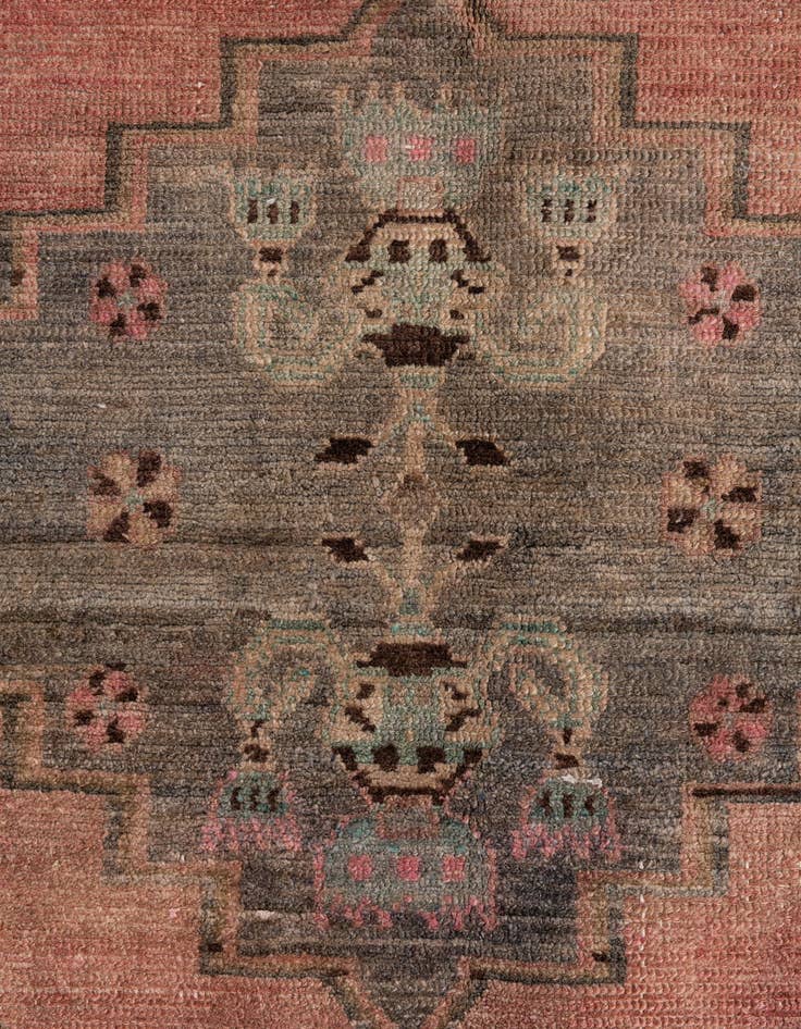 Detail image of 5' x 7' 8  Hand Knotted Ultra Vintage Persian Wool Rug