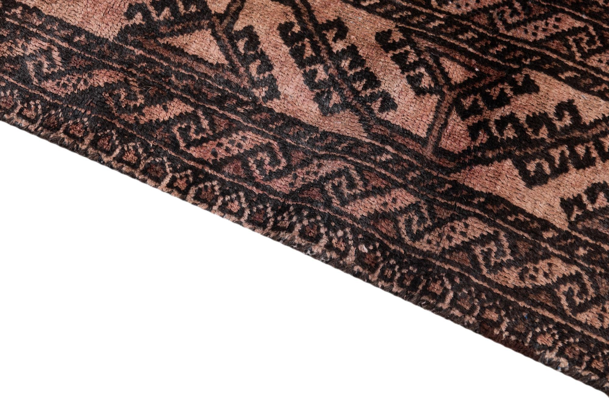 3' 7 x 6' Hand Knotted Ultra Vintage Persian Wool Rug