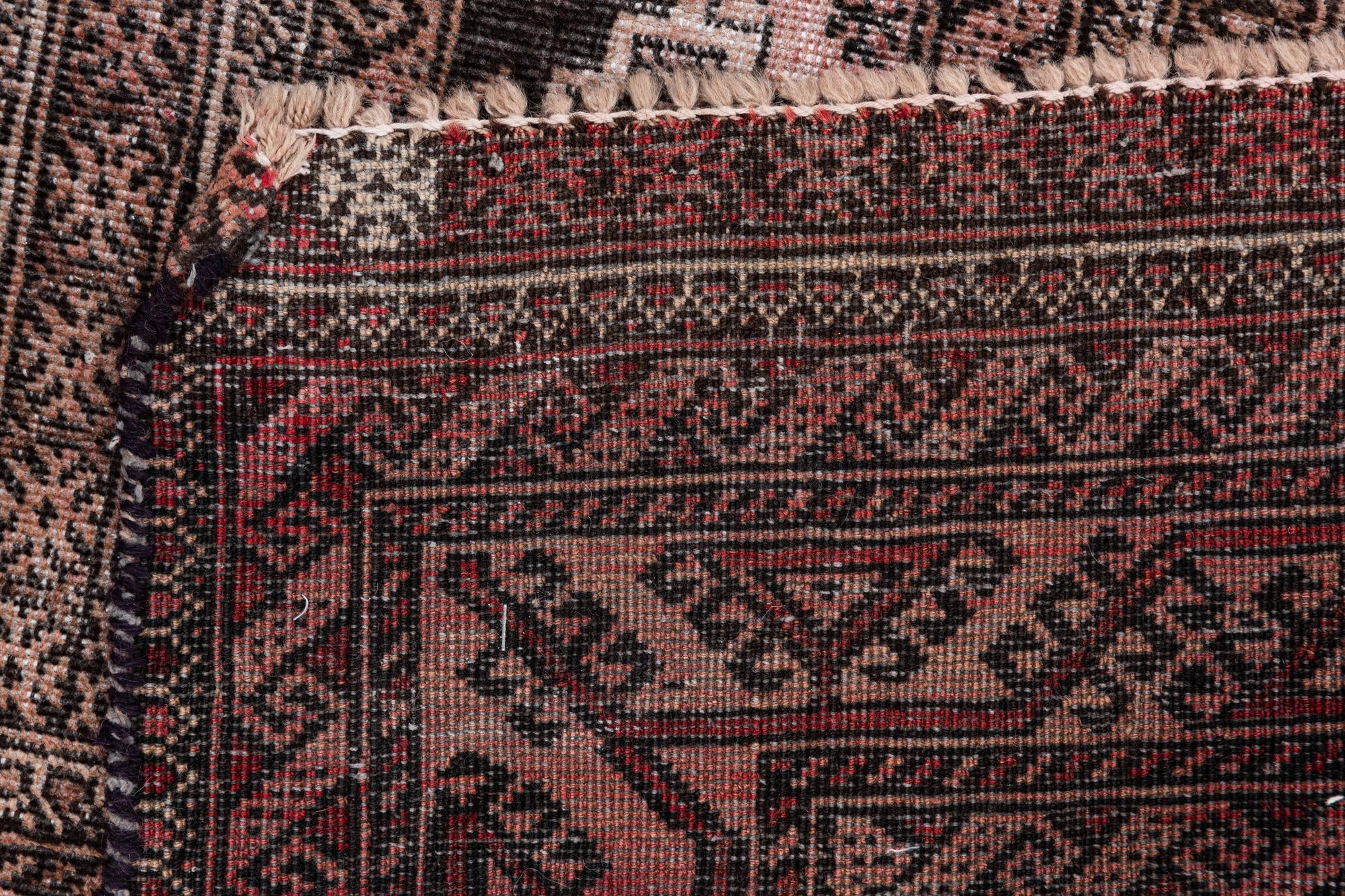 3' 7 x 6' Hand Knotted Ultra Vintage Persian Wool Rug