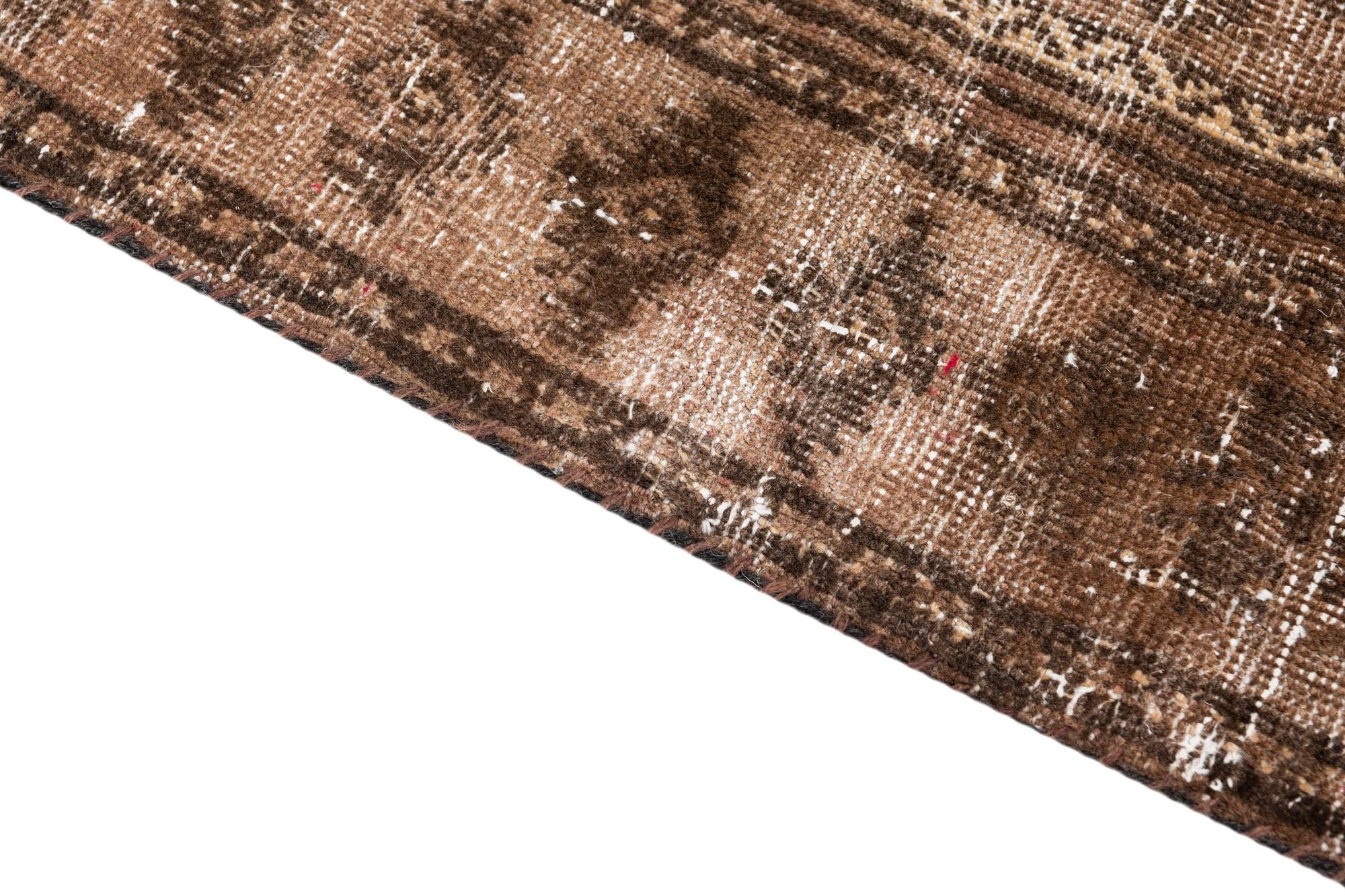 4' 10 x 7' 2 Hand Knotted Ultra Vintage Persian Wool Rug