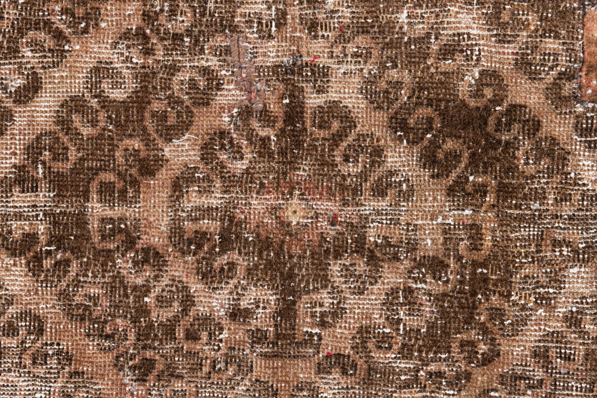 4' 10 x 7' 2 Hand Knotted Ultra Vintage Persian Wool Rug