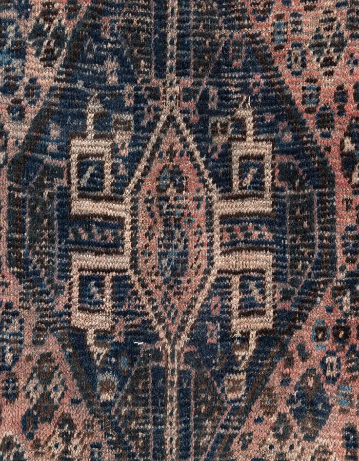 Detail image of 2' 8 x 3' 10  Hand Knotted Ultra Vintage Persian Wool Rug