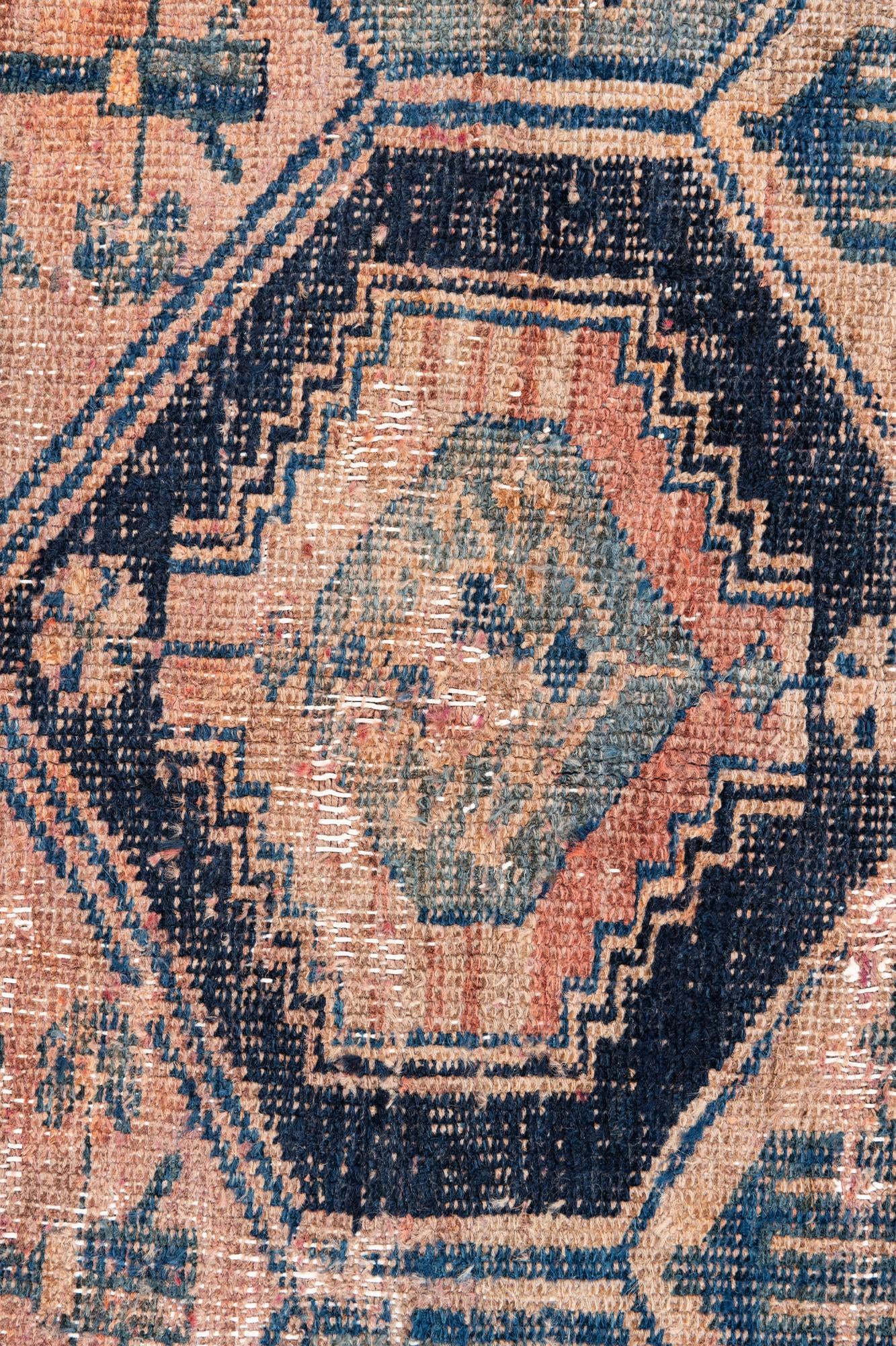 4' 3 x 6' 5 Hand Knotted Ultra Vintage Persian Wool Rug