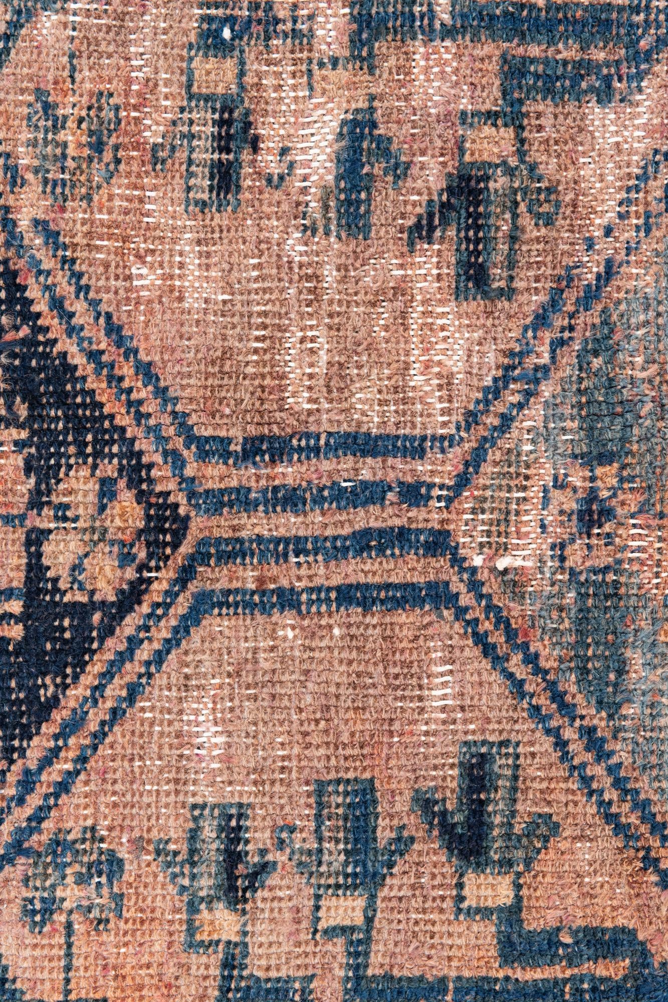 4' 3 x 6' 5 Hand Knotted Ultra Vintage Persian Wool Rug