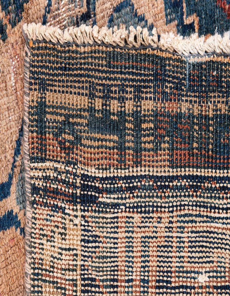 Detail image of 4' 3 x 6' 5  Hand Knotted Ultra Vintage Persian Wool Rug