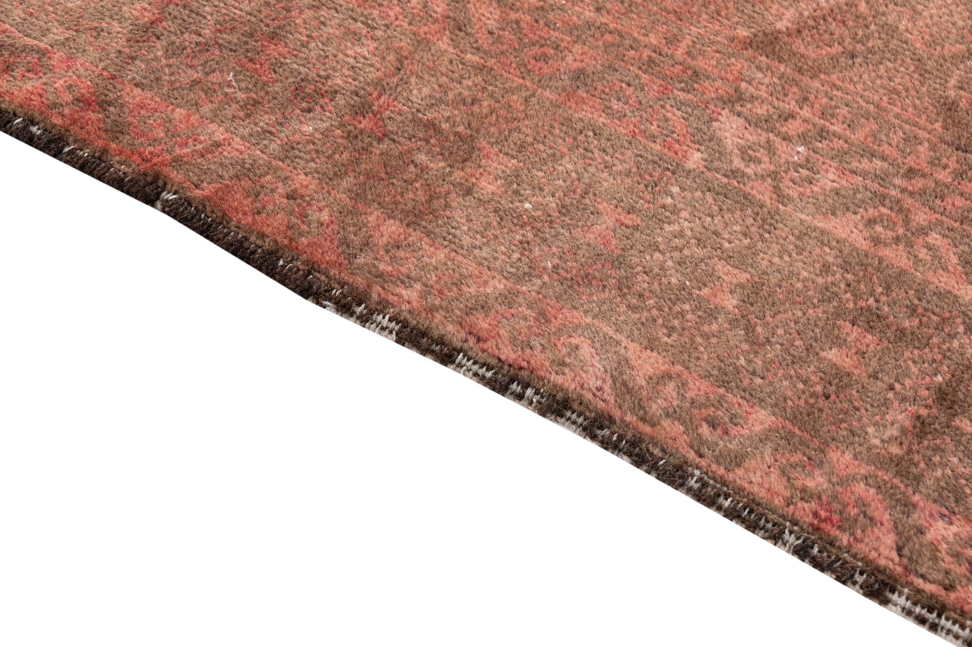 3' 10 x 6' 6 Hand Knotted Ultra Vintage Persian Wool Rug