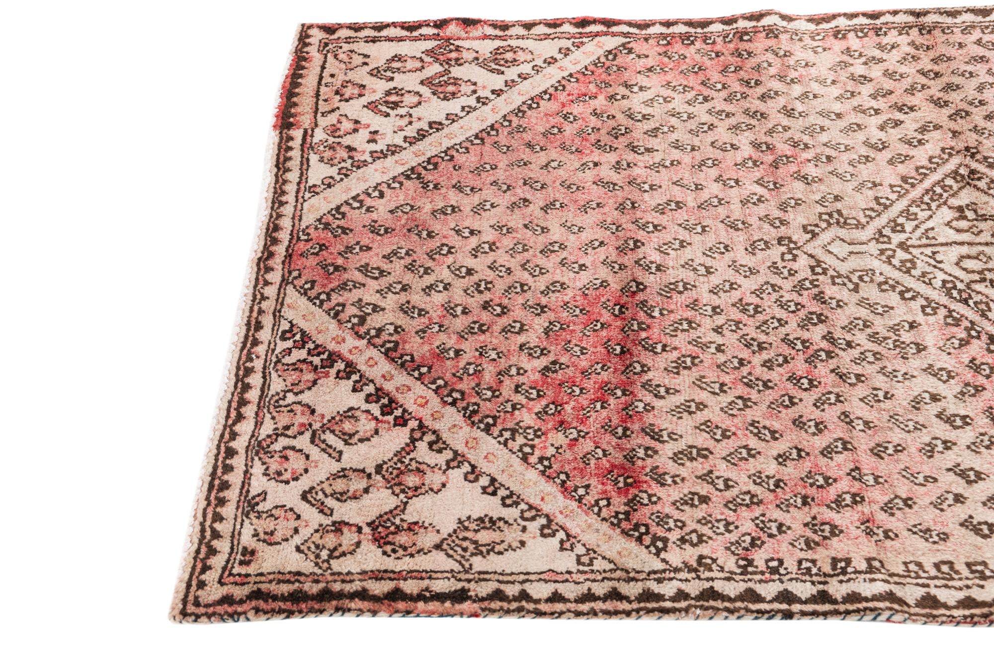 3' 8 x 6' Hand Knotted Ultra Vintage Persian Wool Rug