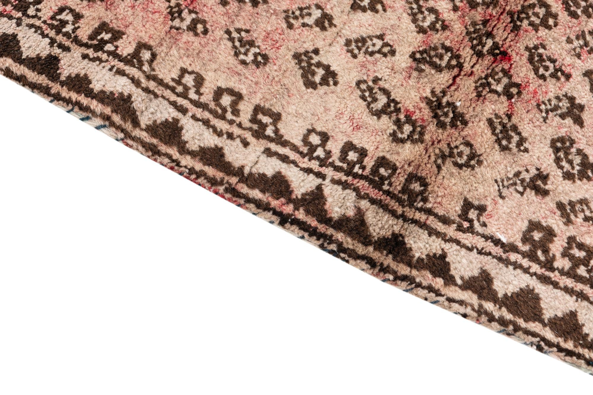 3' 8 x 6' Hand Knotted Ultra Vintage Persian Wool Rug