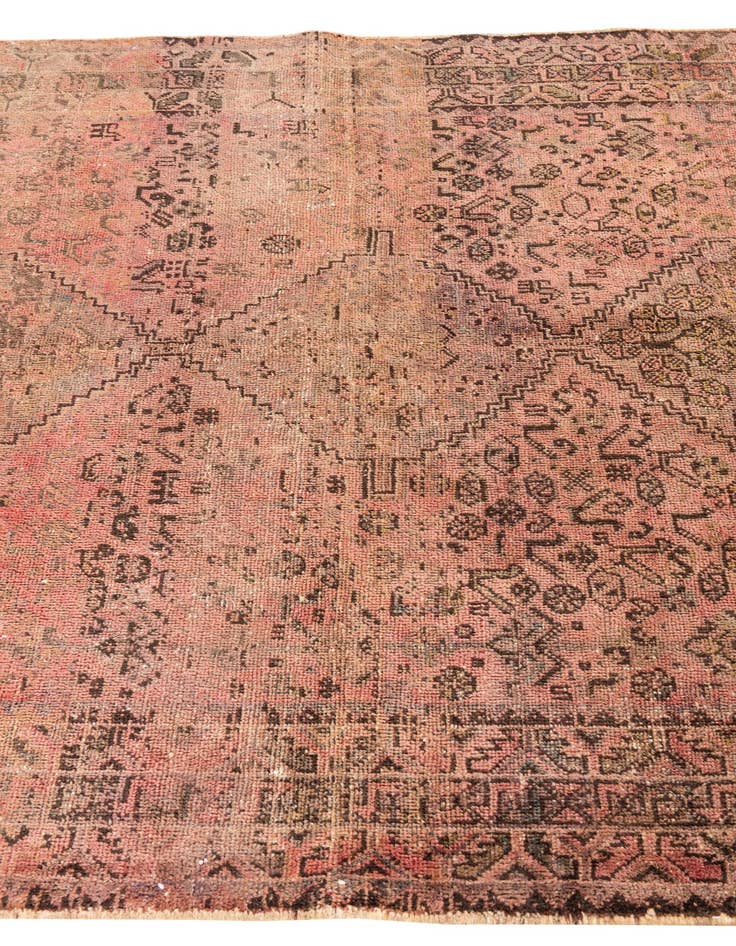 Detail image of 4' 9 x 6' 6  Hand Knotted Ultra Vintage Persian Wool Rug