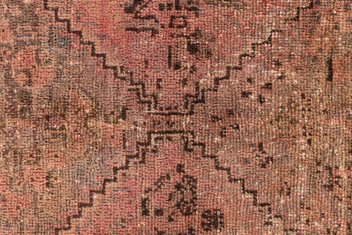 4' 9 x 6' 6 Hand Knotted Ultra Vintage Persian Wool Rug