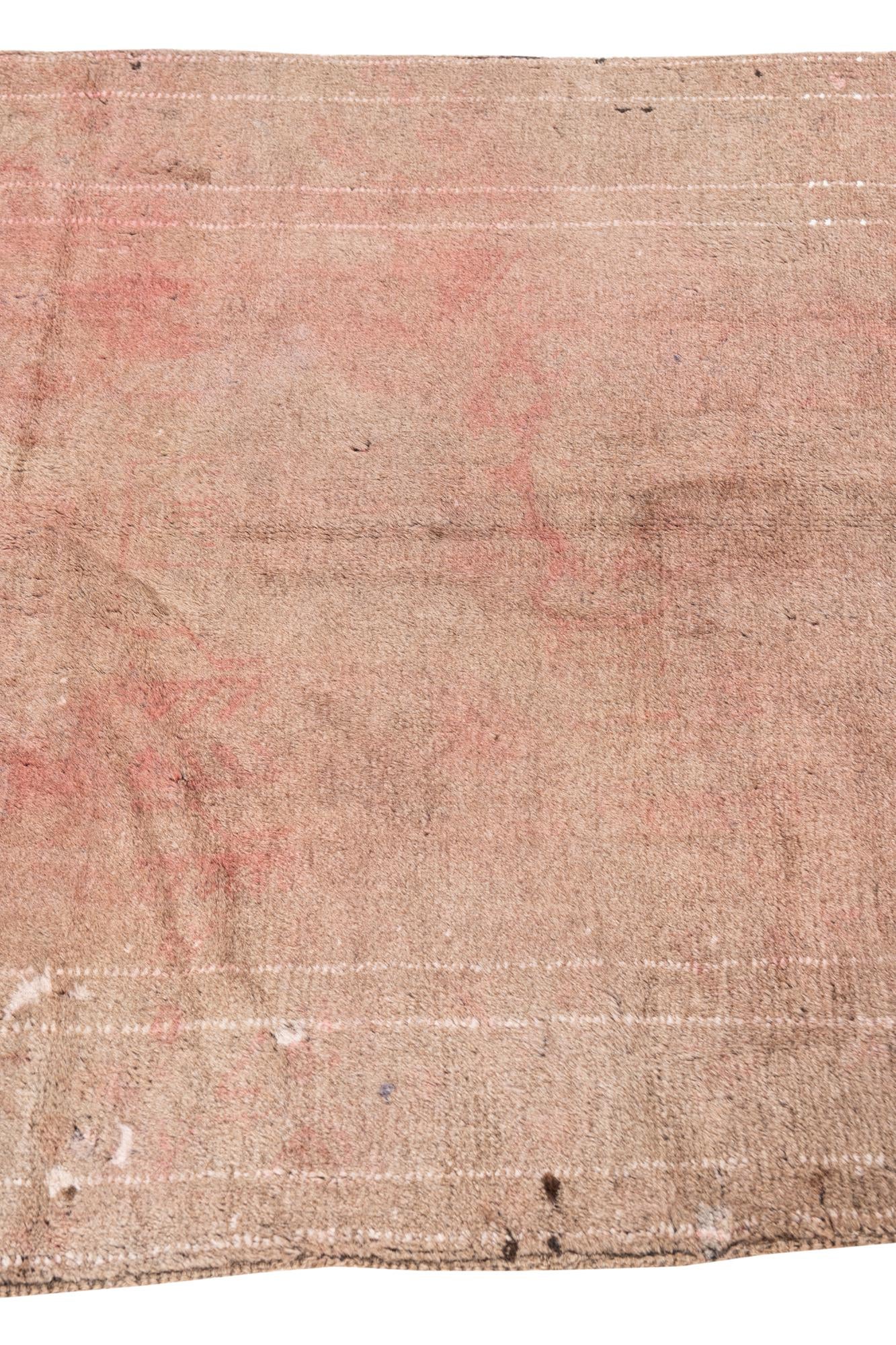 3' 2 x 4' 3 Hand Knotted Ultra Vintage Persian Wool Rug