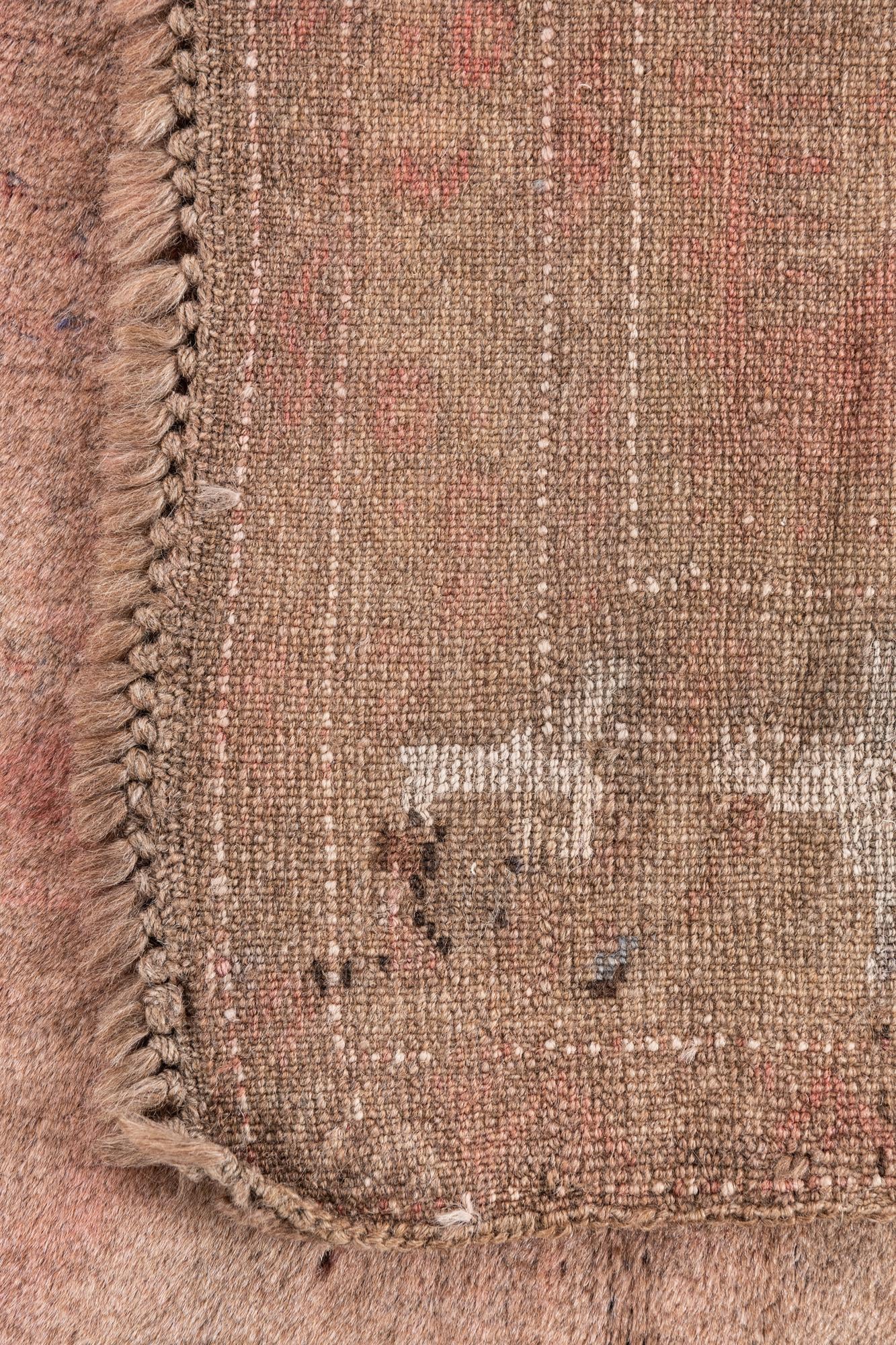 3' 2 x 4' 3 Hand Knotted Ultra Vintage Persian Wool Rug