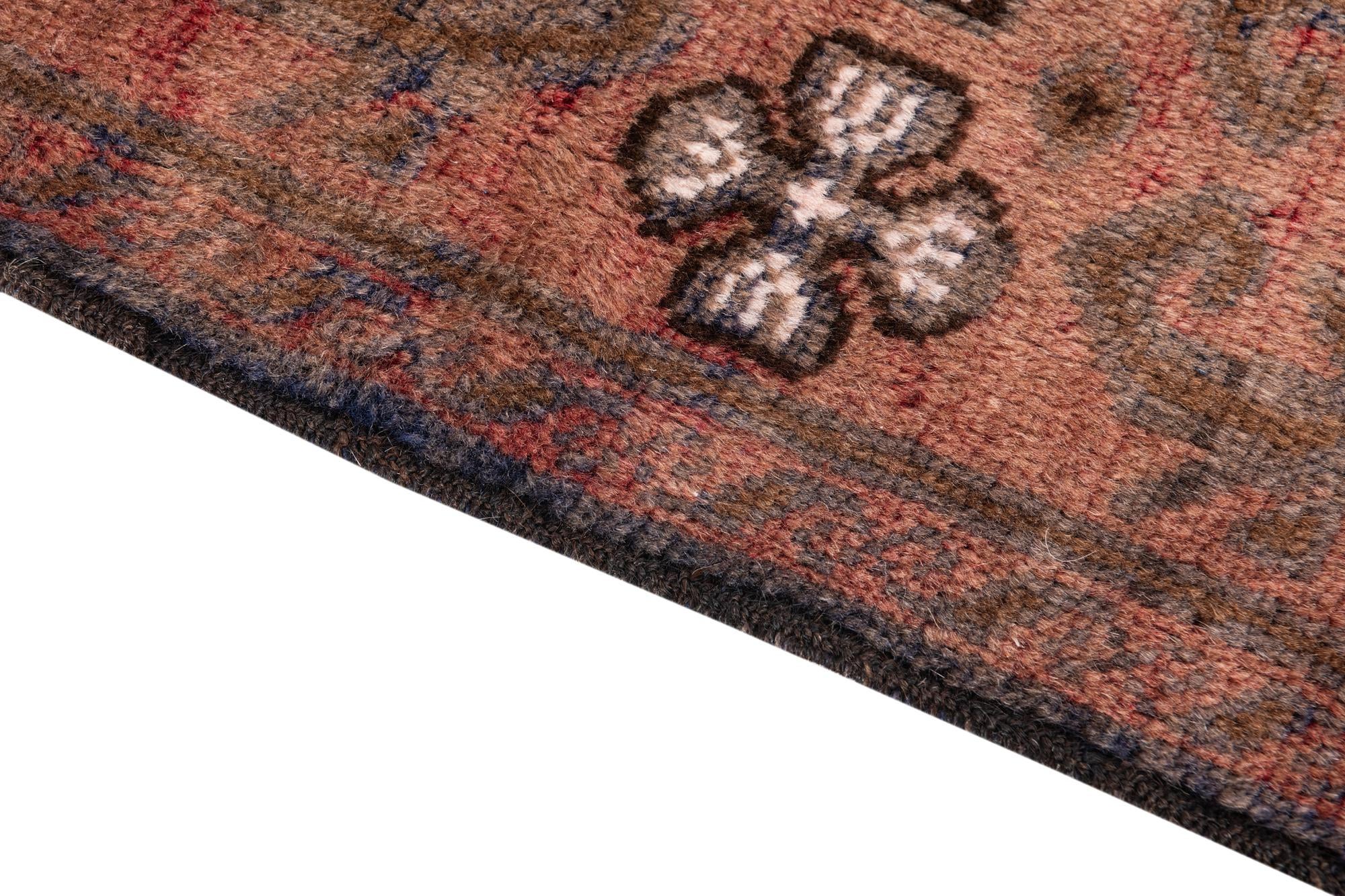 3' 6 x 6' 4 Hand Knotted Ultra Vintage Persian Wool Rug