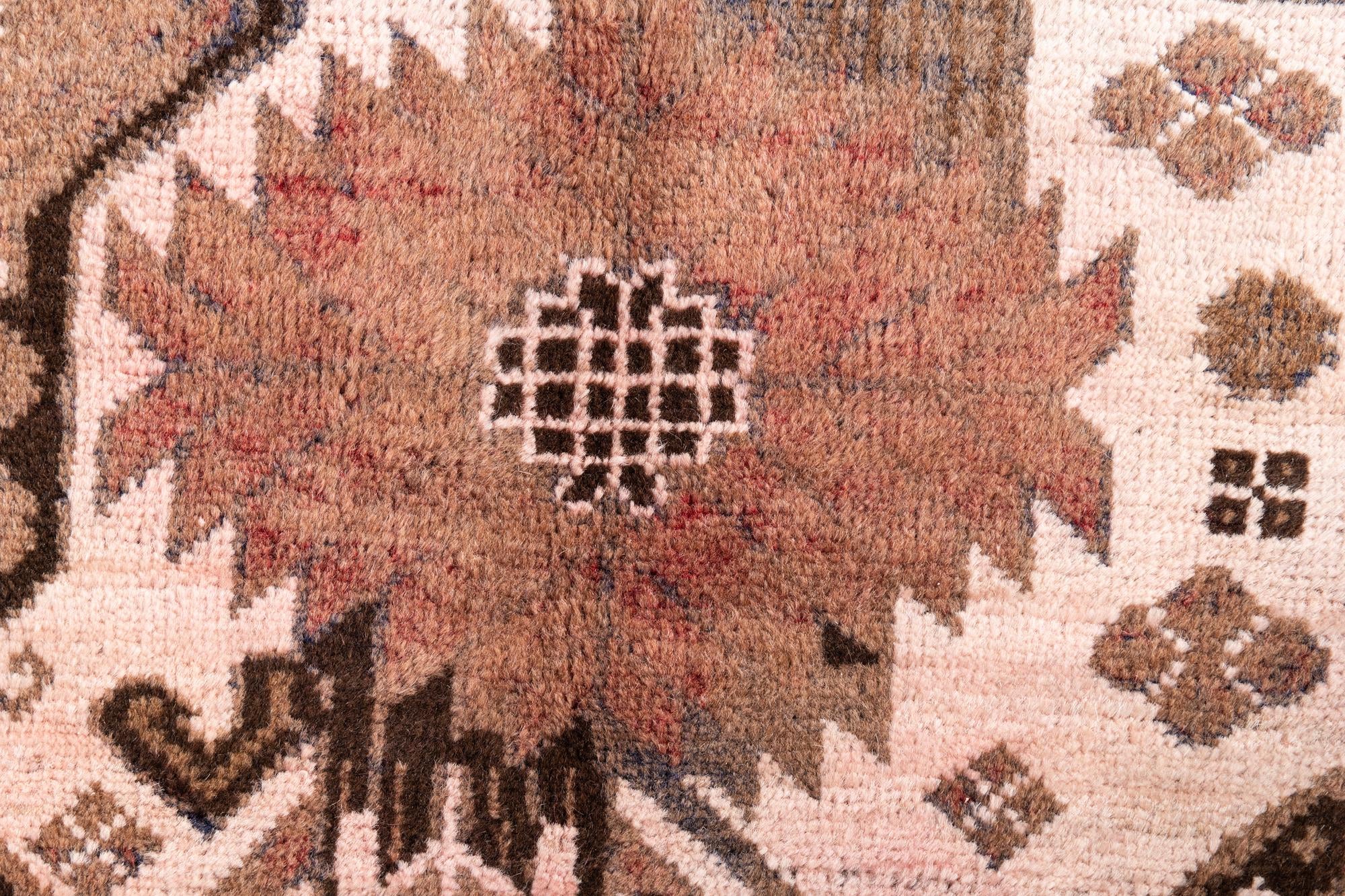 3' 6 x 6' 4 Hand Knotted Ultra Vintage Persian Wool Rug