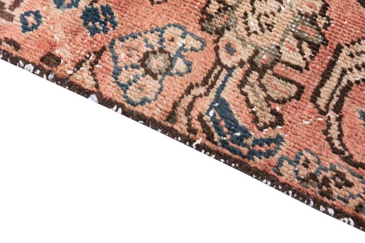 Detail image of 3' 6 x 5' 9 Hand Knotted Ultra Vintage Persian Wool Rug