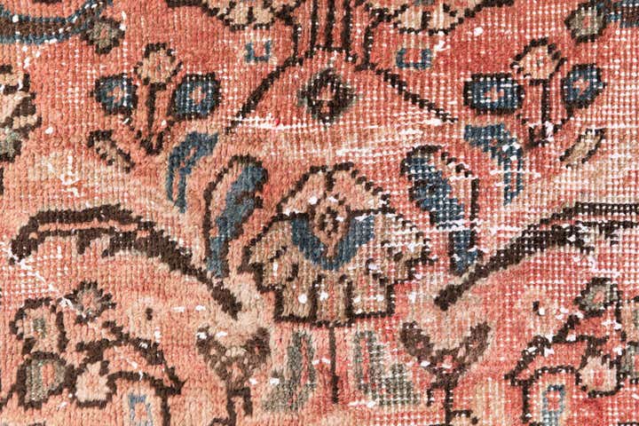 3' 6 x 5' 9 Hand Knotted Ultra Vintage Persian Wool Rug