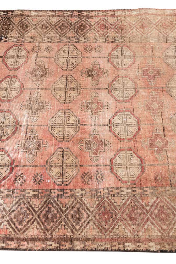 3' 5 x 5' 8 Hand Knotted Ultra Vintage Persian Wool Rug