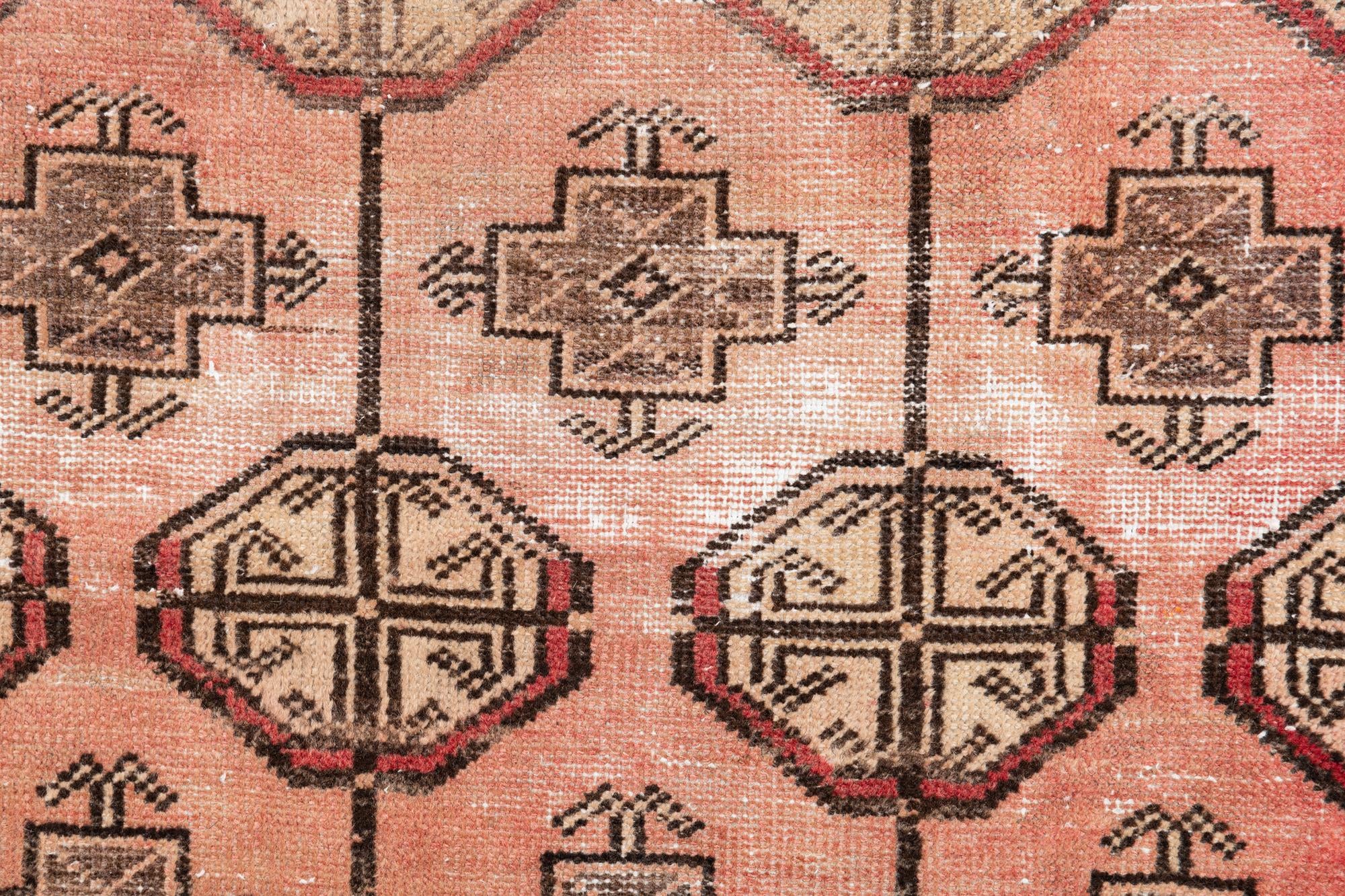 3' 5 x 5' 8 Hand Knotted Ultra Vintage Persian Wool Rug