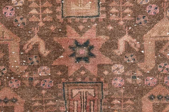 4' 1 x 5' 10 Hand Knotted Ultra Vintage Persian Wool Rug