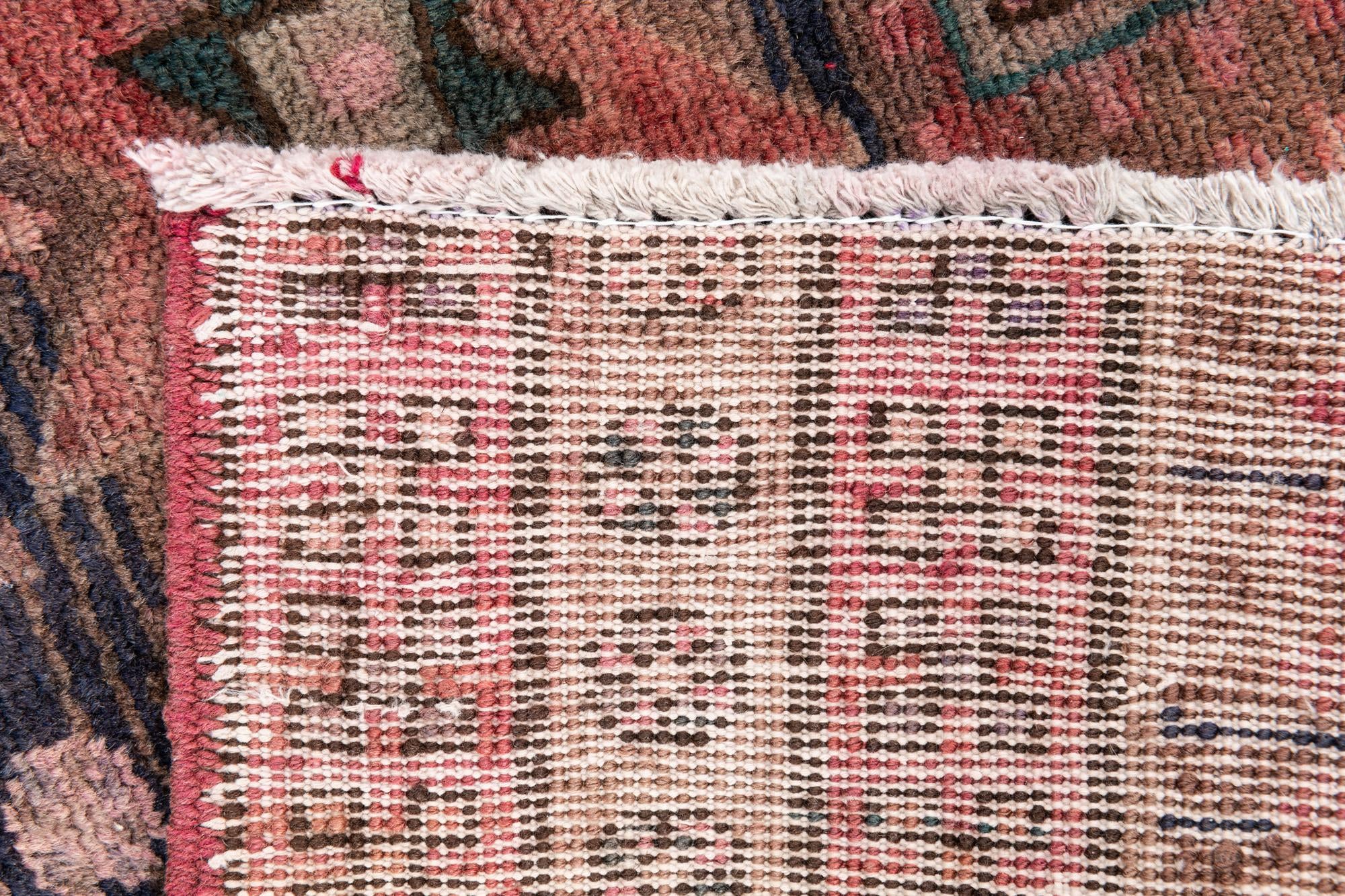 4' 1 x 5' 10 Hand Knotted Ultra Vintage Persian Wool Rug