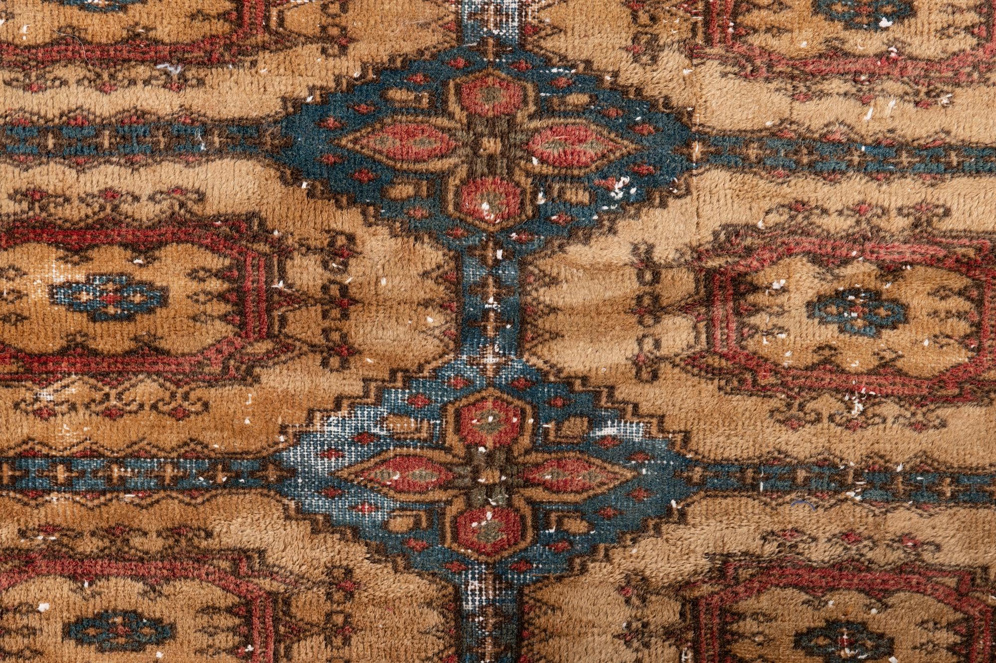 4' 1 x 5' 9 Hand Knotted Ultra Vintage Persian Wool Rug