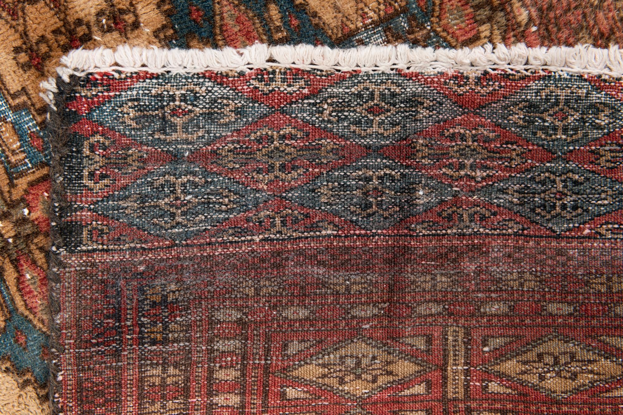 4' 1 x 5' 9 Hand Knotted Ultra Vintage Persian Wool Rug