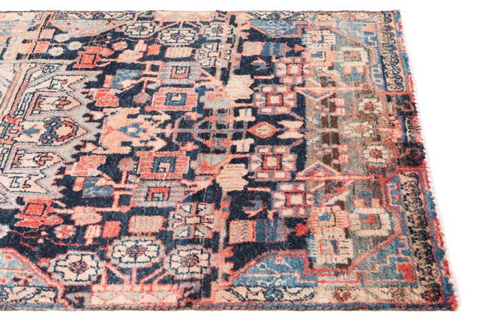 3' 7 x 6' 7 Hand Knotted Ultra Vintage Persian Wool Rug