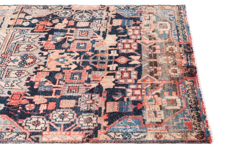 Detail image of 3' 7 x 6' 7 Hand Knotted Ultra Vintage Persian Wool Rug