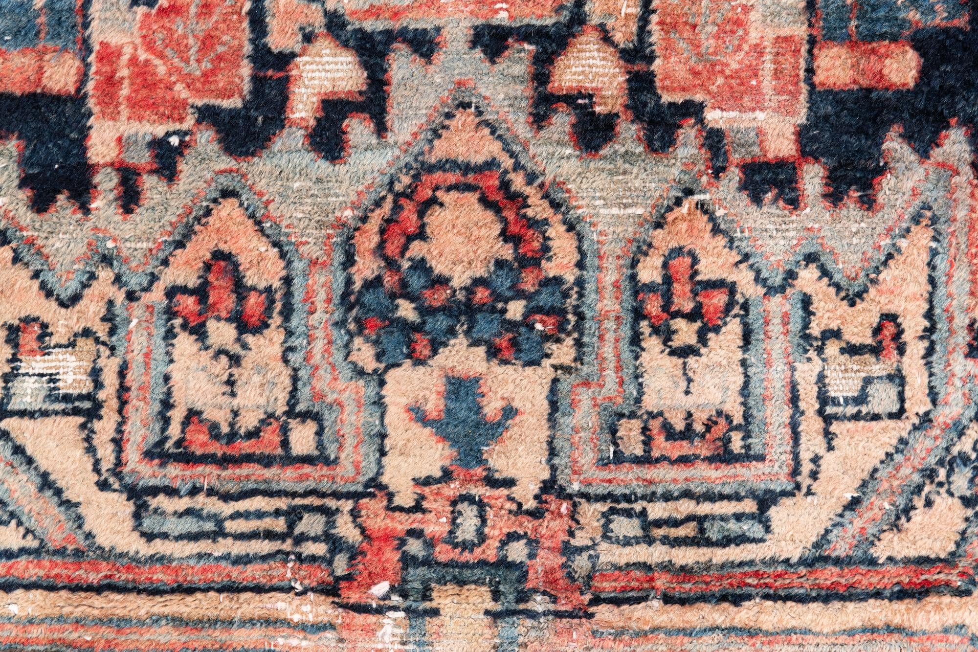3' 7 x 6' 7 Hand Knotted Ultra Vintage Persian Wool Rug