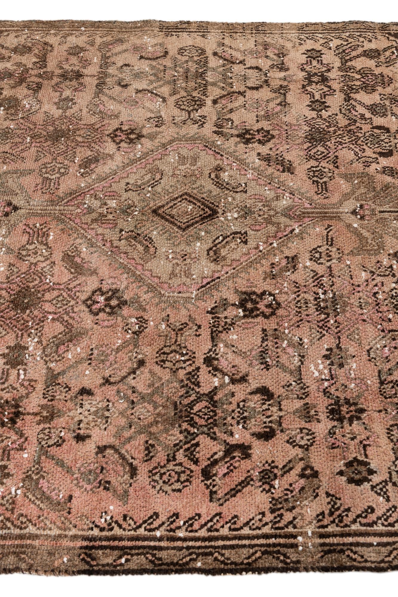 5' x 8' Hand Knotted Ultra Vintage Persian Wool Rug