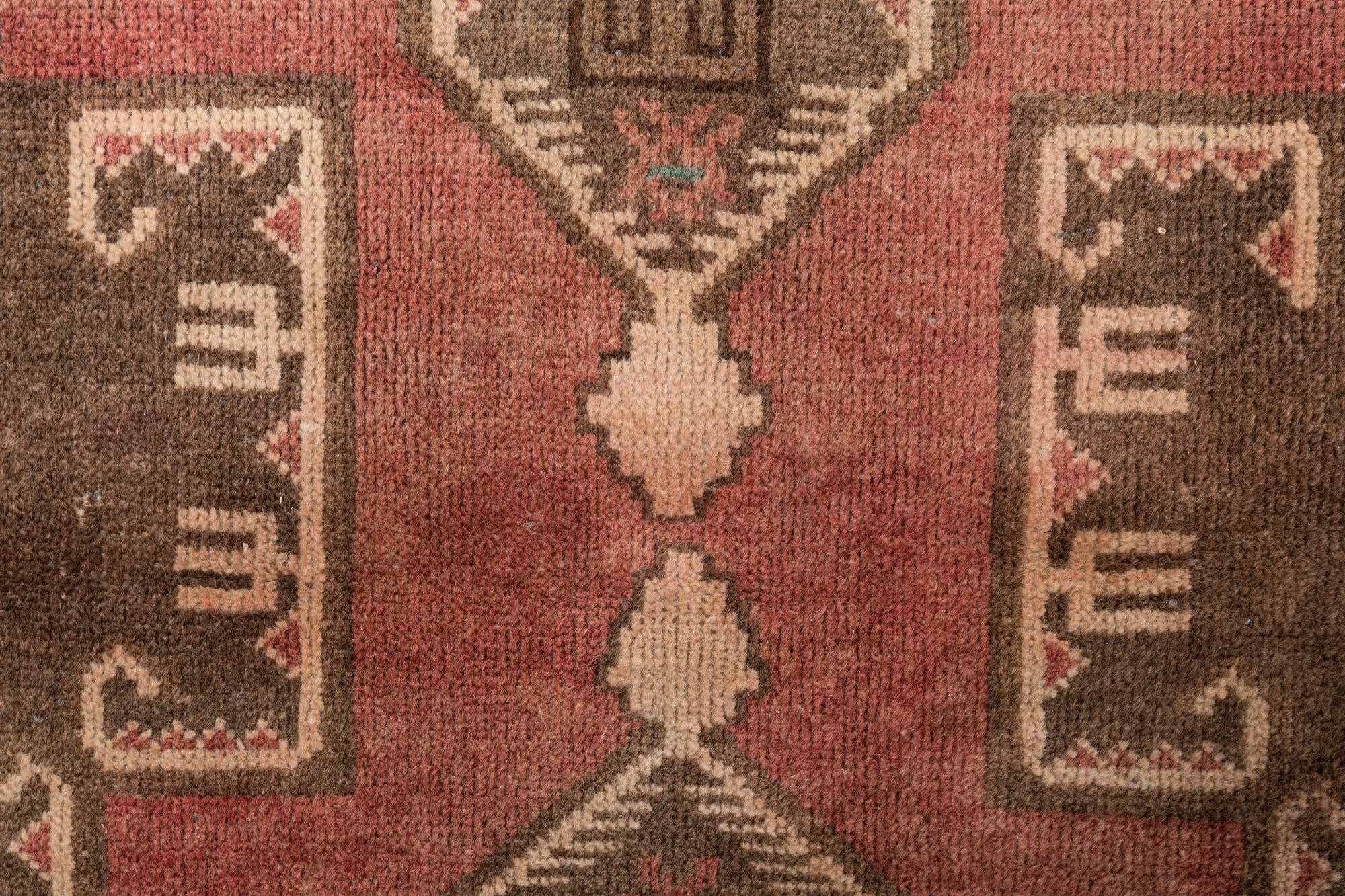 3' 6 x 6' 5 Hand Knotted Ultra Vintage Persian Wool Rug
