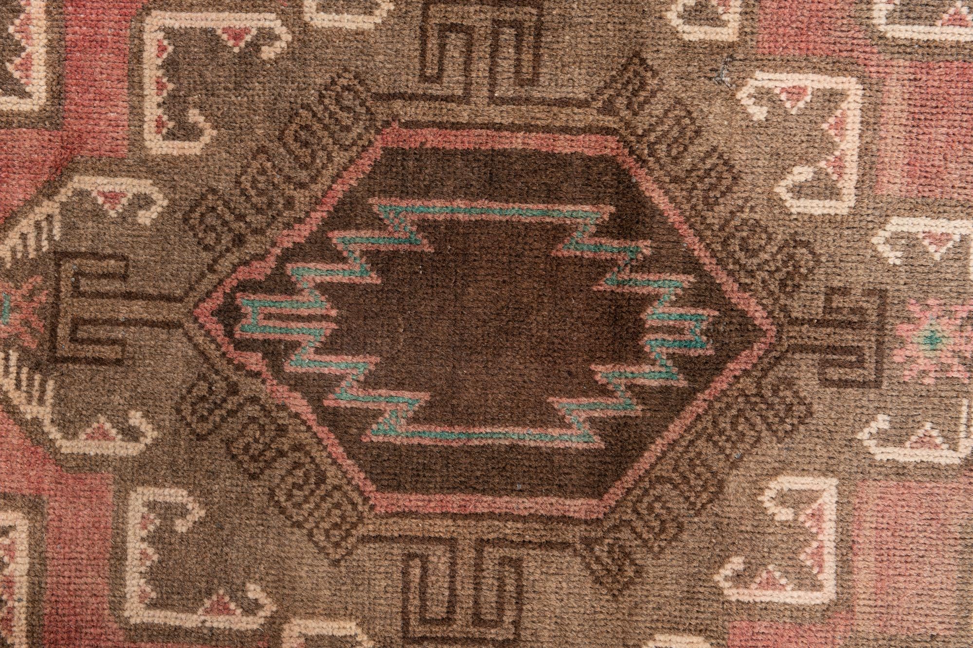 3' 6 x 6' 5 Hand Knotted Ultra Vintage Persian Wool Rug